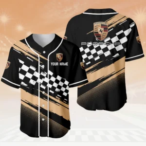 Porsche 3D Baseball Jersey Custom Your Name