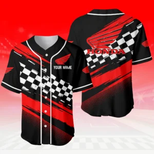 Honda Motor 3D Baseball Jersey Custom Your Name
