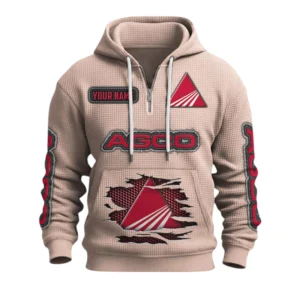 AGCO Allis Quarter-Zip Waffle Knit Hoodie Custom Your Name