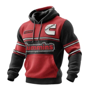 Cummins 3D Waffle Pullover Hoodie Custom Your Name