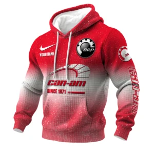 Can Am BRP 3D Waffle Pullover Hoodie Customize Your Name