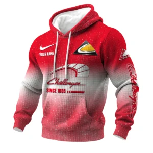 Challenger 3D Waffle Pullover Hoodie Customize Your Name