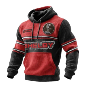 Shelby 3D Waffle Pullover Hoodie Custom Your Name
