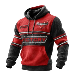 Victory Motorcycles 3D Waffle Pullover Hoodie Custom Your Name