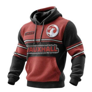 Vauxhall 3D Waffle Pullover Hoodie Custom Your Name