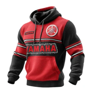 Yamaha Motor 3D Waffle Pullover Hoodie Custom Your Name