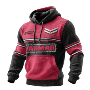Yanmar 3D Waffle Pullover Hoodie Custom Your Name