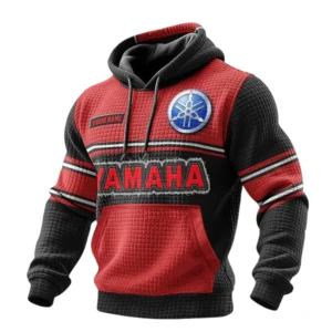 Yamaha 3D Waffle Pullover Hoodie Custom Your Name