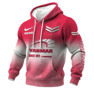 Yanmar 3D Waffle Pullover Hoodie Customize Your Name