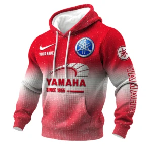 Yamaha 3D Waffle Pullover Hoodie Customize Your Name