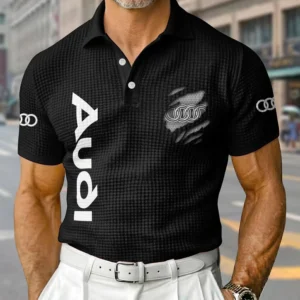 Audi Waffle Short Sleeve Polo Shirt 2026 Limited