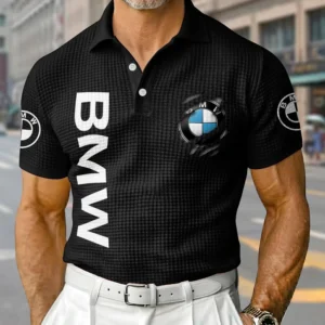 BMW Waffle Short Sleeve Polo Shirt 2026 Limited