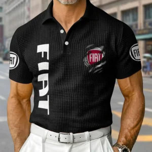 Fiat Waffle Short Sleeve Polo Shirt 2026 Limited