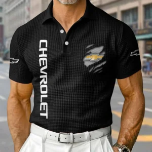 Chevrolet Exclusive Logo Waffle Short Sleeve Polo Shirt 2026 Limited