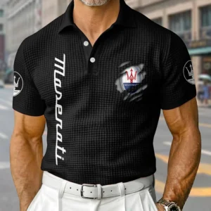 Maserati Waffle Short Sleeve Polo Shirt 2026 Limited