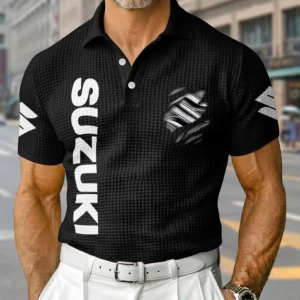 Suzuki Exclusive Logo Waffle Short Sleeve Polo Shirt 2026 Limited