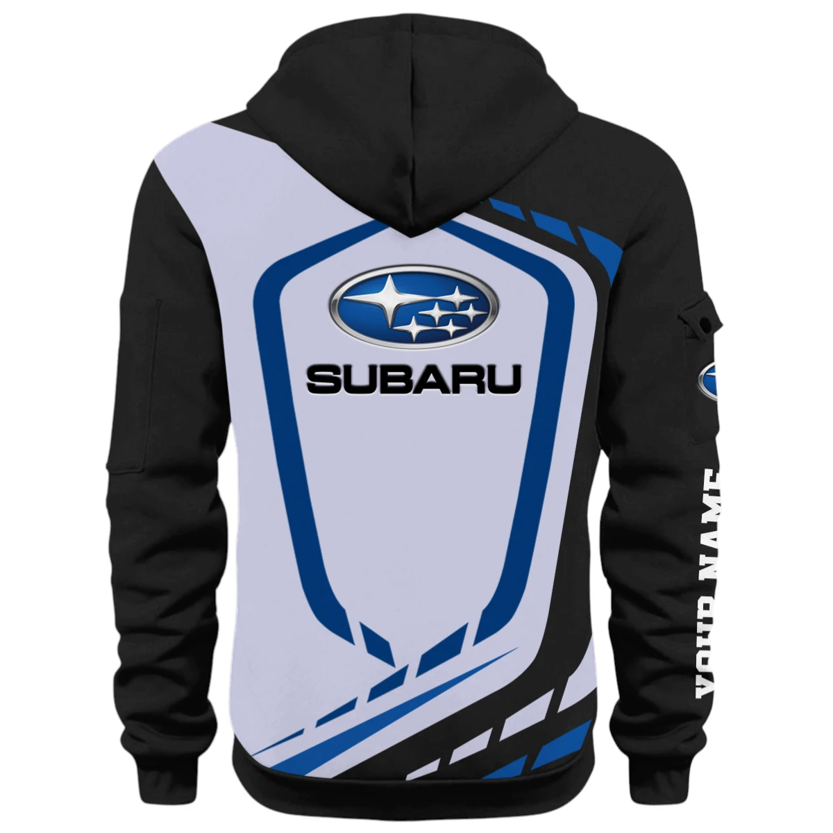 Adventurer Sport Car Half Zip Hoodie, Casual Hoodie Multi Pocket PTNY26QZ3H196 - Black Adventurer Sport Car Half Zip Hoodie, Casual Hoodie Multi Pocket PTNY26QZ3H196 - Black - Image 2