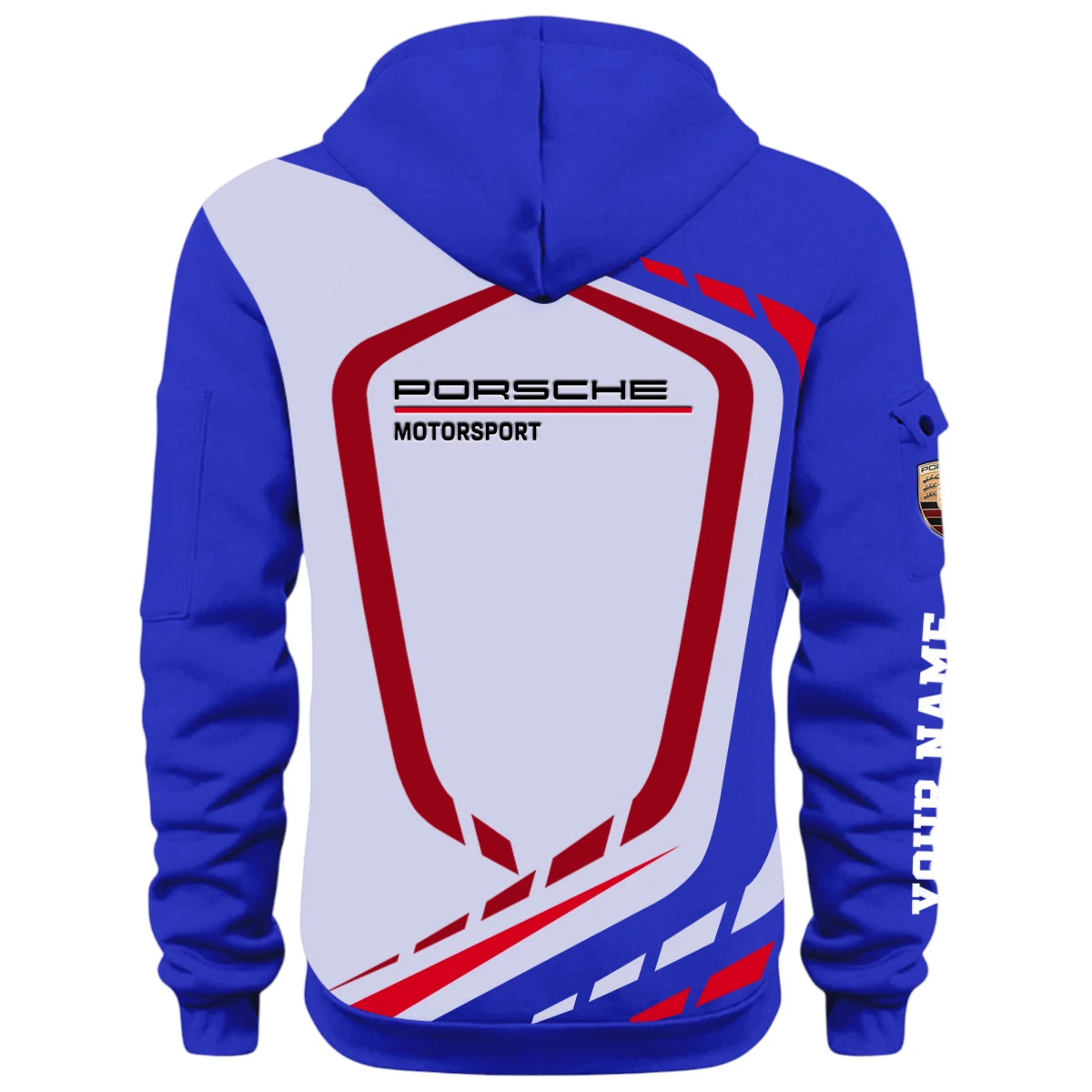 Performance Vehicle Half Zip Hoodie, Casual Hoodie Multi Pocket PTNY26QZ3H090 - Blue Performance Vehicle Half Zip Hoodie, Casual Hoodie Multi Pocket PTNY26QZ3H090 - Blue - Image 2