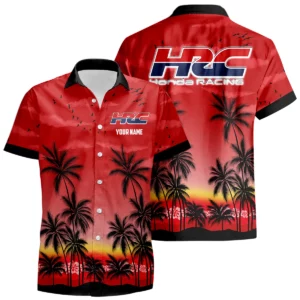 HRC Honda Racing Hawaiian Shirt 2026 Limited Customize Name