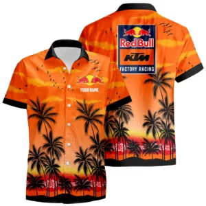 Red Bull KTM Factory Racing Hawaiian Shirt 2026 Limited Customize Name