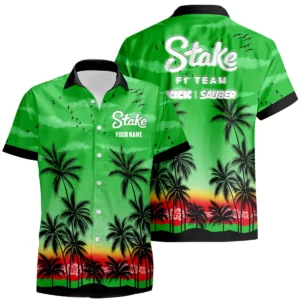 Stake F1 Team Kick Sauber Hawaiian Shirt 2026 Limited Customize Name