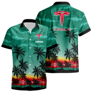 Tesla Hawaiian Shirt 2026 Limited Customize Name
