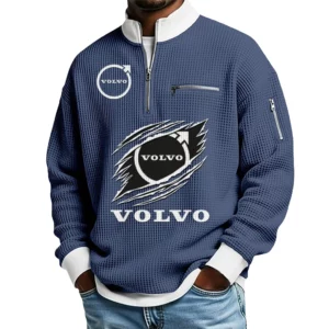 Volvo Trucks Waffle Sweatshirt Quarter Zip Stand Collar 2026 Limited