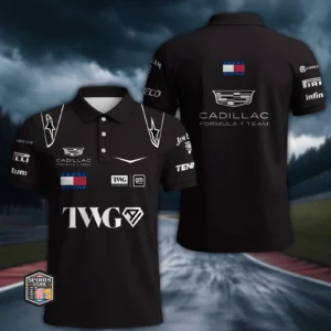 Cadillac Racing Exclusive Logo Polo Shirt New 2026 Limited
