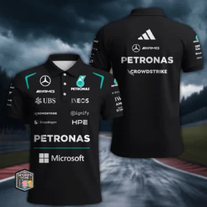 Mercedes-AMG PETRONAS F1 Team Exclusive Logo Polo Shirt New 2026 Limited