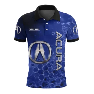Acura Polo Shirt Personalize Name