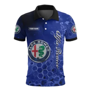 Alfa Romeo Polo Shirt Personalize Name