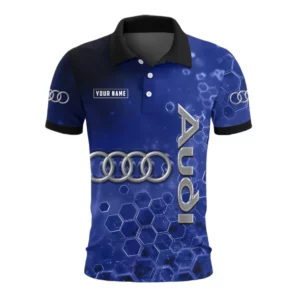 Audi Polo Shirt Personalize Name