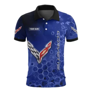 Corvette Polo Shirt Personalize Name