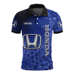 Honda Polo Shirt Personalize Name