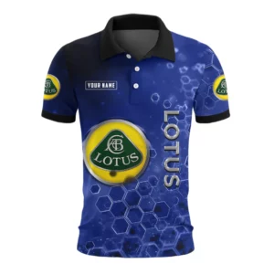 Lotus Car Polo Shirt Personalize Name