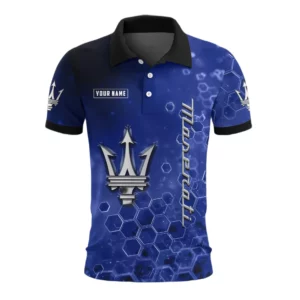 Maserati Polo Shirt Personalize Name