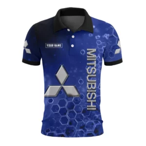 Mitsubishi Polo Shirt Personalize Name