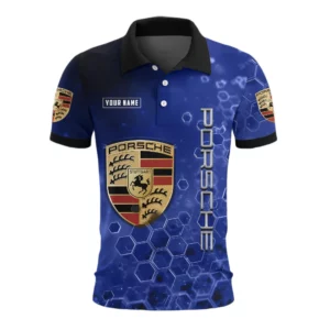 Porsche Polo Shirt Personalize Name