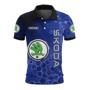 Skoda Polo Shirt Personalize Name