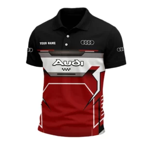 Audi Exclusive Logo Polo Shirt Customize Name