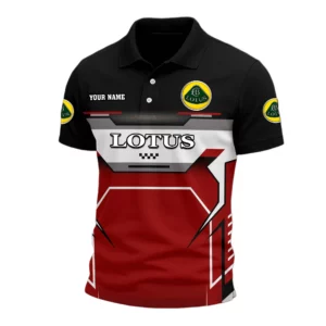 Lotus Car Exclusive Logo Polo Shirt Customize Name