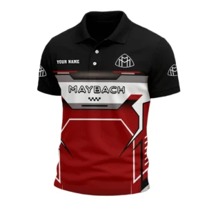 Maybach Exclusive Logo Polo Shirt Customize Name