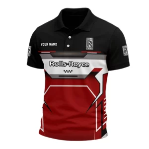 Rolls Royce Exclusive Logo Polo Shirt Customize Name