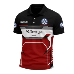 Volkswagen Exclusive Logo Polo Shirt Customize Name