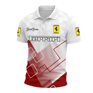 Ferrari Exclusive Logo Polo Shirt 2026 Limited Personalize Name