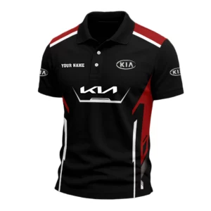 KIA Car Polo Shirt 2026 Limited Customize Name