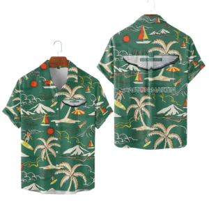 Aston Martin Hawaiian Shirt 2026 Limited Premium Crinkle Textured