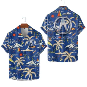 Acura Hawaiian Shirt 2026 Limited Premium Crinkle Textured
