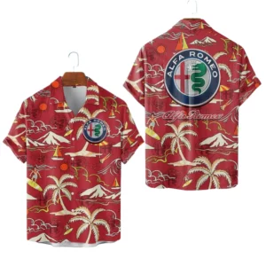 Alfa Romeo Hawaiian Shirt 2026 Limited Premium Crinkle Textured