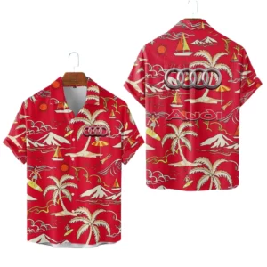 Audi Hawaiian Shirt 2026 Limited Premium Crinkle Textured